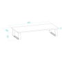 Tooq TQMR111 Soporte Elevador para Monitor o Portátil Negro